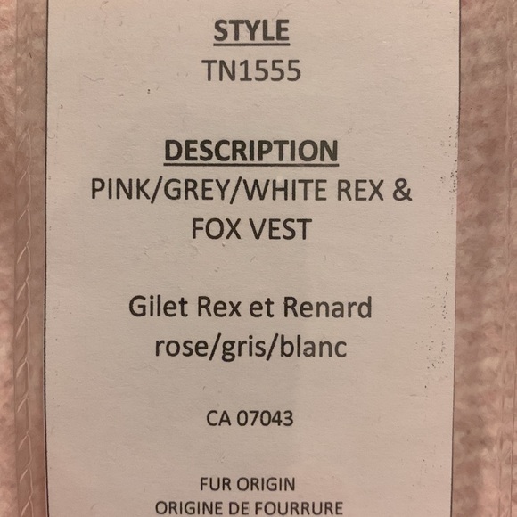 Real Pink Fur Vest - Picture 9 of 9